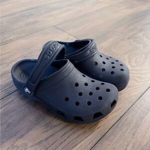Youth Navy Blue Crocs